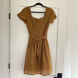 🆕 Hope Ave. “Maya” Square Neck Smocked Dress – NWT – Size L